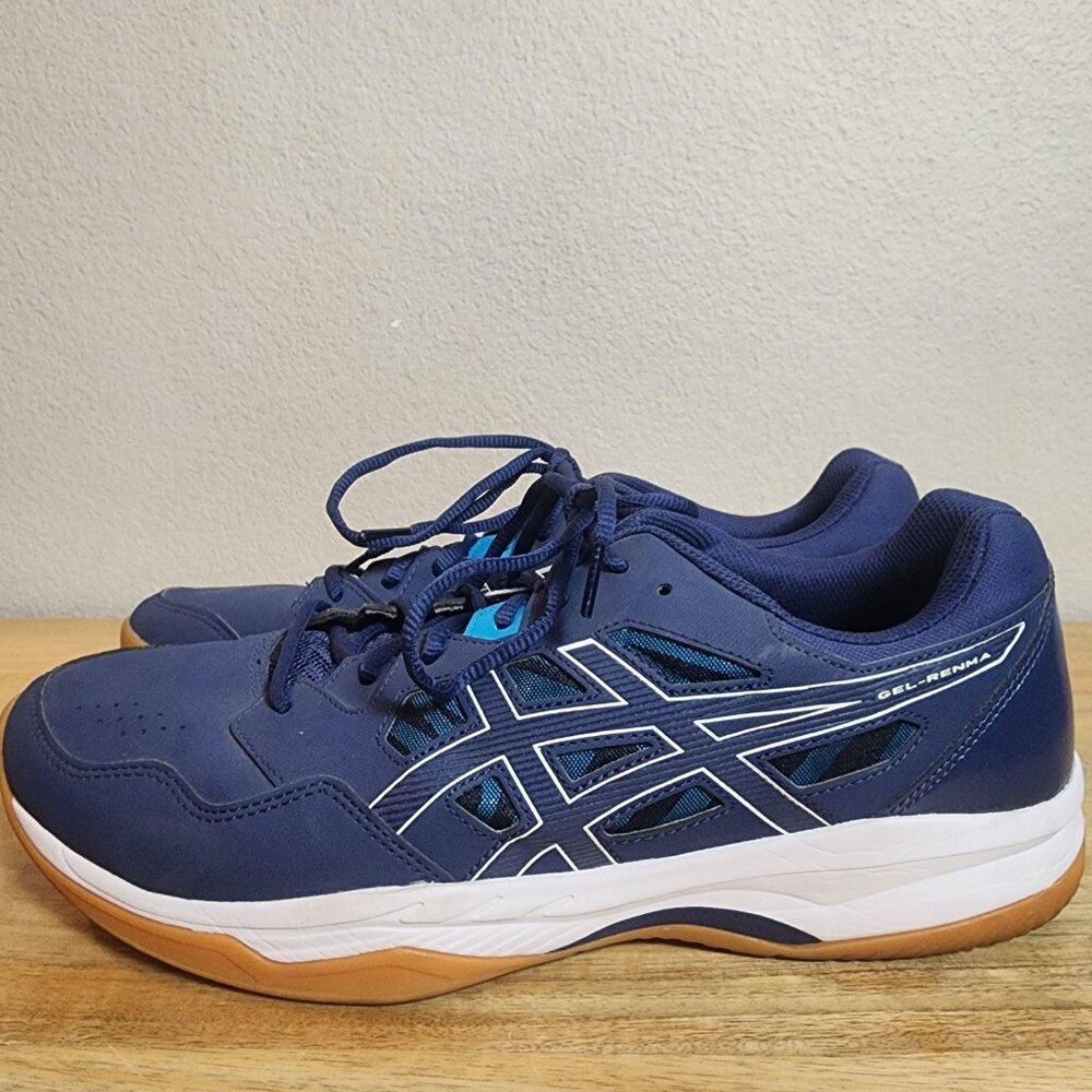 Asics GEL-RENMA Shoes Mens Size 13 Navy Blue Pickleball Court Gum Sole 1071A068 - Picture 7 of 14